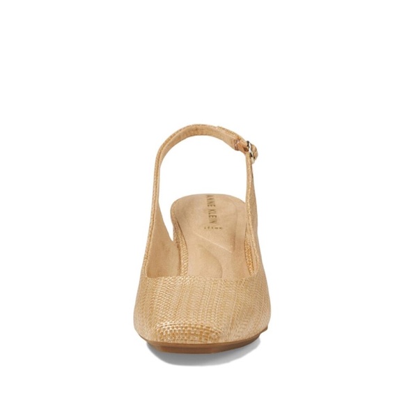 ANNE KLEIN Lizette Natural Raffia Lizy Pump Heels - Picture 3 of 4